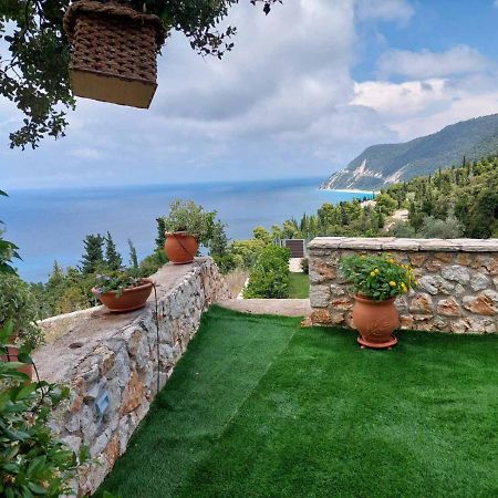 Villa Nereid Glafki - Enjoy Summer Sunsets Áyios Nikítas エクステリア 写真