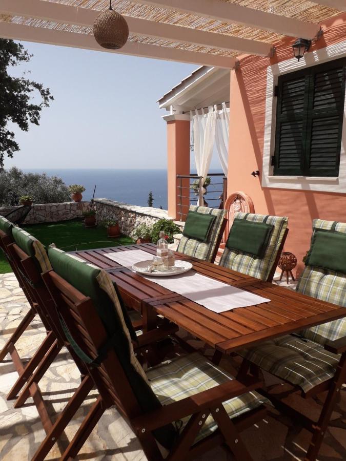 Villa Nereid Glafki - Enjoy Summer Sunsets Áyios Nikítas エクステリア 写真